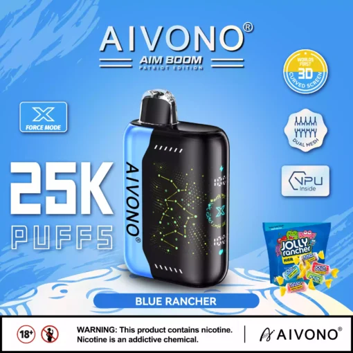 Aivono Aim Boom 25000 Puffs Factory Vânzare cu ridicata cu nicotină scăzută cu o varietate de arome pentru o experiență proaspătă de vaping (12)