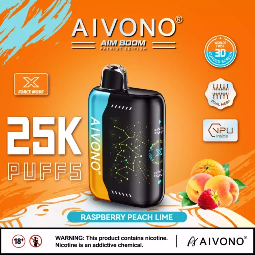 Aivono Aim Boom 25000 de pufuri din fabrică de vânzare cu ridicata cu nicotină scăzută cu o varietate de arome pentru o experiență proaspătă de vaporizare 6