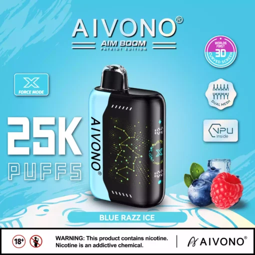 Aivono Aim Boom 25000 de pufuri din fabrică de vânzare cu ridicata cu nicotină scăzută cu o varietate de arome pentru o experiență proaspătă de vaporizare 9