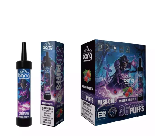 BANG 36000 DTL Shisha-Puffs mit niedrigem Nikotingehalt, 0, 2, 3, 5, ab Werk, mehrere Geschmacksrichtungen für den Großhandel, 2 Stück