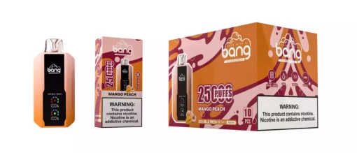 Bang 25000 Puffs Повний екран Низький рівень нікотину 0 2 3 5 Фабричний опт Нові параметри смаку 10 1 масштабований