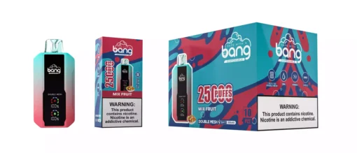 Bang 25000 Puffs Full Screen Low Nicotine 0% 2% 3% 5% Оптова фабрика Нові варіанти смаку (5)