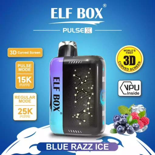 Avastage unikaalseid maitsevõimalusi ELF BOX PULSE X Puffs Wholesale 9 abil