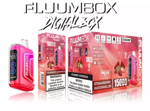 FLUUM Box 15000 LED Puffs Engros fra kilde Fabriks bredt smagssortiment Frisk oplevelse 12 skaleret