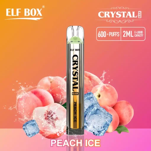 Fabbrica diretta ELF BOX CRYSTAL BAR 600 sbuffi all'ingrosso con molteplici opzioni di sapore per un'esperienza di svapo rinfrescante 8