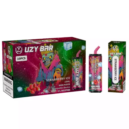 Factory Source UZY Bar 8000 Puffs a basso contenuto di nicotina all'ingrosso all'ingrosso con molteplici opzioni di sapore per uno svapo migliorato 2