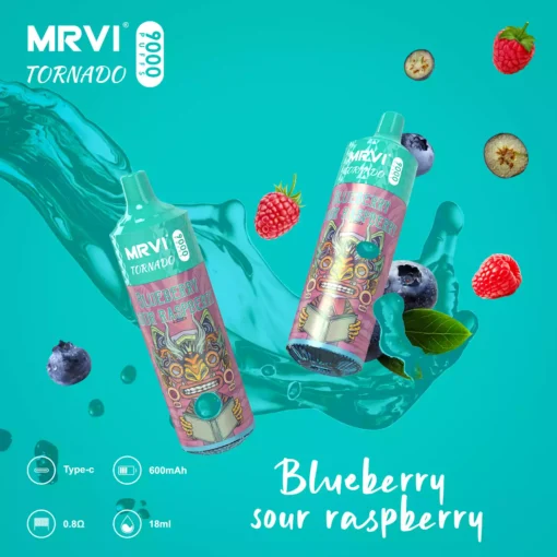 Mrvi Tek Kullanımlık Vapes'te 4000 Puff'lu Grape & Berry Vapes'i keşfedin