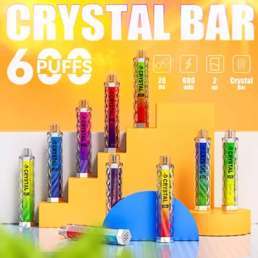 Yeni Lezzet Seçenekleri MYDE Crystal Bar 600 Puf Fabrikadan Doğrudan Toptan Satış (22)