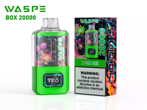 WASPE 20000 Puffs Dual Mesh Box Alacsony nikotintartalmú Nagyker gyári forrásból, változatos ízekkel az új gőzölési élményért 25