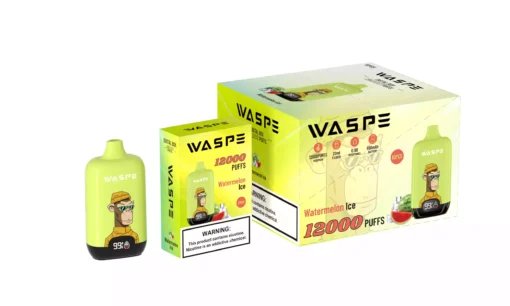 Waspe 12000 Puffs Digital Box Vapes usa e getta diretti a basso contenuto di nicotina per la vendita all'ingrosso con scelte di sapore migliorate 12