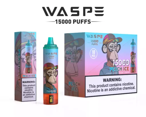 Waspe 15000 Puffs Low Nicotine Bulk Grossistförsäljning med flera smakalternativ och direkt fabriksprissättning 22