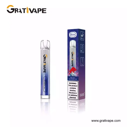 Hurtownia Grativape Gem 600 Puffs Jednorazowe Vape Wiele Smaków 6