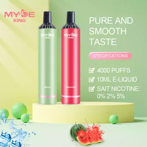 Nagykereskedelmi MYDE King 4000 puff eldobható vape többféle ízű 21