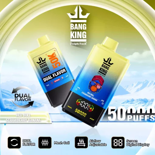 High-Quality BANG KING 50000 BK50 Rechargeable Vape with 50ml E-liquid and 1.0 Ohm Resistance (11)