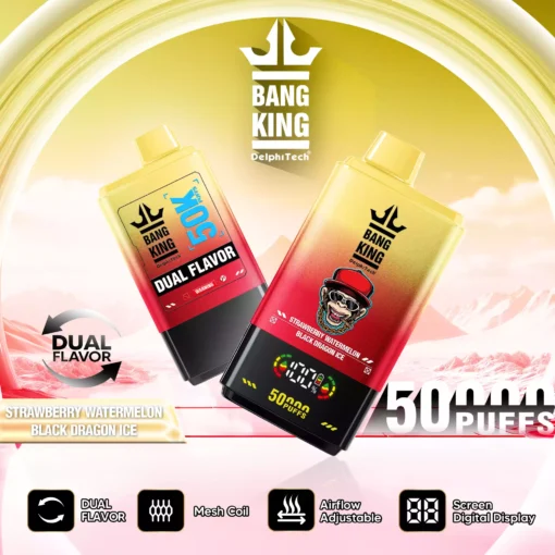 High-Quality BANG KING 50000 BK50 Rechargeable Vape with 50ml E-liquid and 1.0 Ohm Resistance (2)