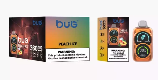 High-Quality BUG-08 Wolf Head Rechargeable Vape with 20000 Puffs and Type-C Charging