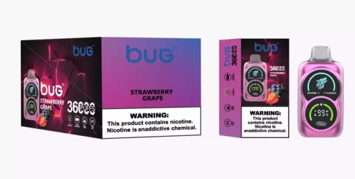 High-Quality BUG-08 Wolf Head Rechargeable Vape with 20000 Puffs and Type-C Charging