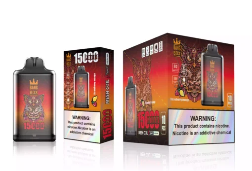 High-Quality Premium BANG BOX S1 15000 Puffs with Netcore Heating and Type-C Charging for Various Nicotine Strengths
