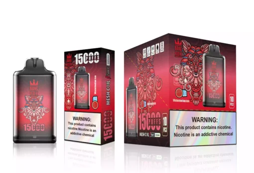 High-Quality Premium BANG BOX S1 15000 Puffs with Netcore Heating and Type-C Charging for Various Nicotine Strengths