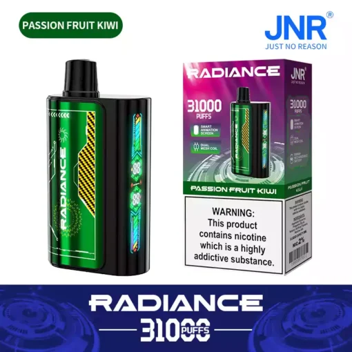 Premium JNR Radiance 31000 Puffs Smart Display Rechargeable Vape Wholesale Supply