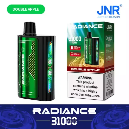 Premium JNR Radiance 31000 Puffs Smart Display Rechargeable Vape Wholesale Supply