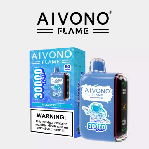 Top-Rated Aivono Aim Flame 30000 Puffs Rechargeable Disposable Vape Featuring a Smooth Nicotine Salt Taste