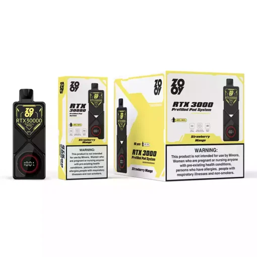 High Performance Zooy RTX 30000 Puffs Disposable Vape from Trusted Supplier