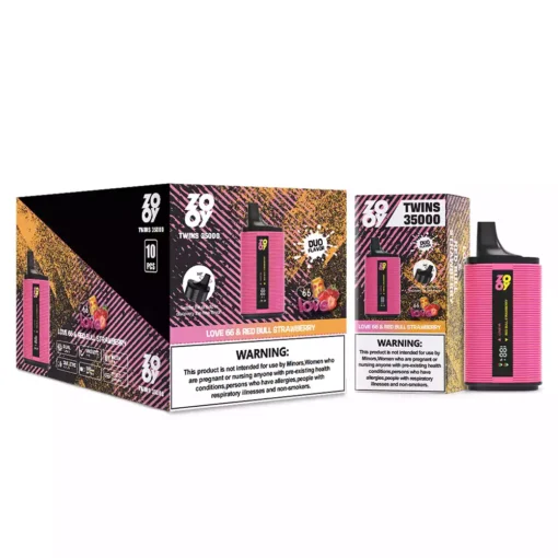 High puff count Zooy Twins 35000 Puffs disposable vape for dual flavor lovers