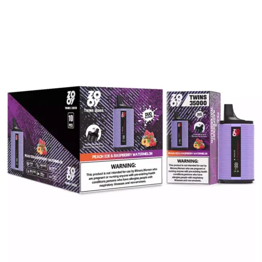 High puff count Zooy Twins 35000 Puffs disposable vape for dual flavor lovers