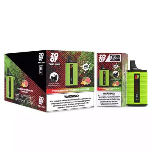 High puff count Zooy Twins 35000 Puffs disposable vape for dual flavor lovers