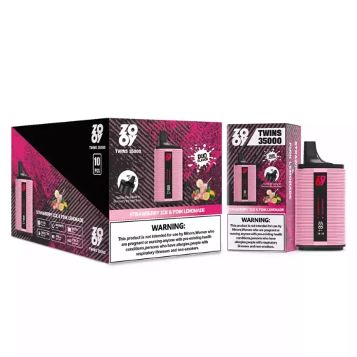 High puff count Zooy Twins 35000 Puffs disposable vape for dual flavor lovers