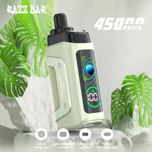 Premium Wholesale Disposable Vape Razzbar 45000 Puffs with Mesh Coil and Multiple Flavors