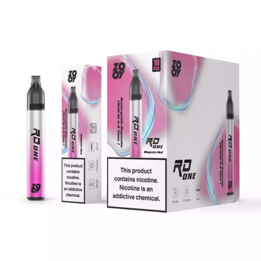 Premium Zooy vape RD disposable vape with mesh coil and Type C charging