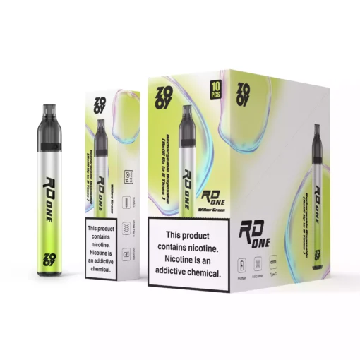 Premium Zooy vape RD disposable vape with mesh coil and Type C charging