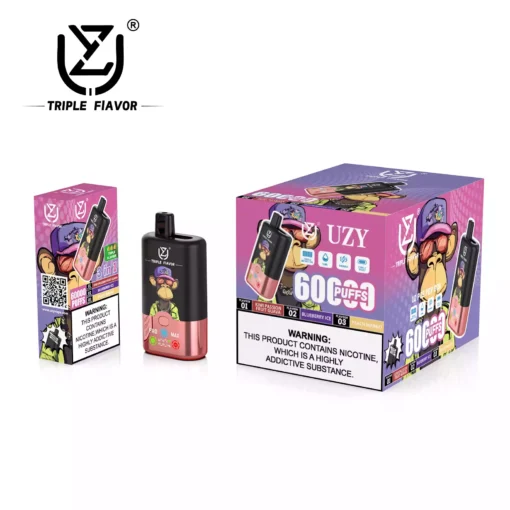 Why Choose Our Factory Direct UZY Tpriple Flavors 60000 3 IN 1 Disposable Vape Wholesale