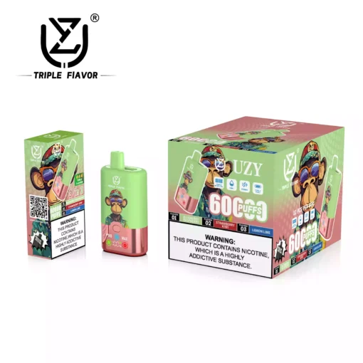 Why Choose Our Factory Direct UZY Tpriple Flavors 60000 3 IN 1 Disposable Vape Wholesale