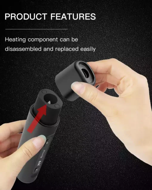 Bulk Supply of Pluscig Q9 Heat Not Burn Device Featuring 3350 mAh Battery and Automatic Cleaning