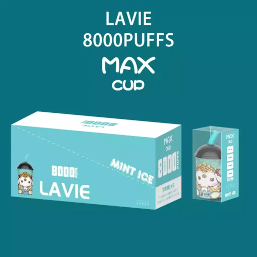 High Quality Lavie Max Cup 8000 Puffs Disposable Vape Pen Wholesale with 2 Percent and 5 Percent Salt Nicotine