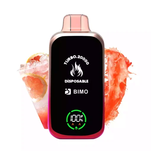 Premium Disposable Vape BIMO TURBO 20000 Puffs with Dual Mesh Coil and Rechargeable 850mAh Battery