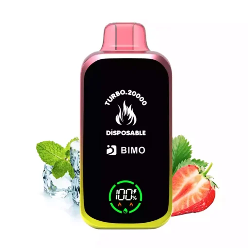 Premium Disposable Vape BIMO TURBO 20000 Puffs with Dual Mesh Coil and Rechargeable 850mAh Battery