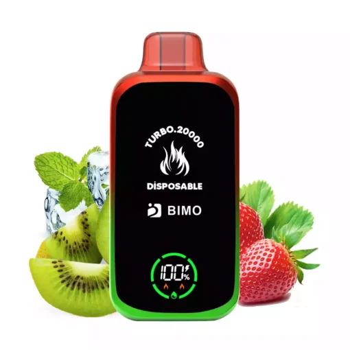 Premium Disposable Vape BIMO TURBO 20000 Puffs with Dual Mesh Coil and Rechargeable 850mAh Battery