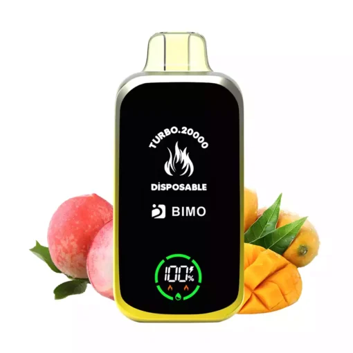 Premium Disposable Vape BIMO TURBO 20000 Puffs with Dual Mesh Coil and Rechargeable 850mAh Battery