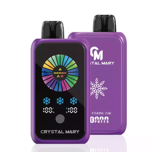Quality Rechargeable Disposable Vape Crystal Mary Groove 50000 Puffs Dual Mesh Coil