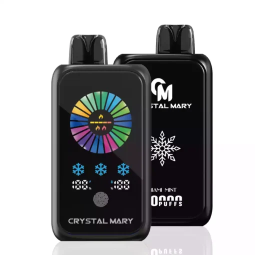 Quality Rechargeable Disposable Vape Crystal Mary Groove 50000 Puffs Dual Mesh Coil