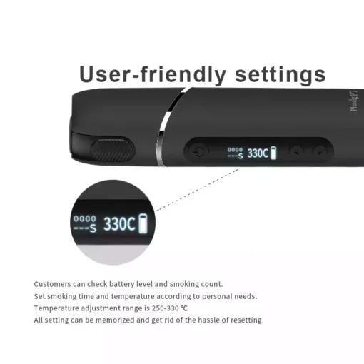 Quality Wholesale Heat Not Burn Pluscig P7 Device Featuring 3350mAh Battery and Precise Temperature Control