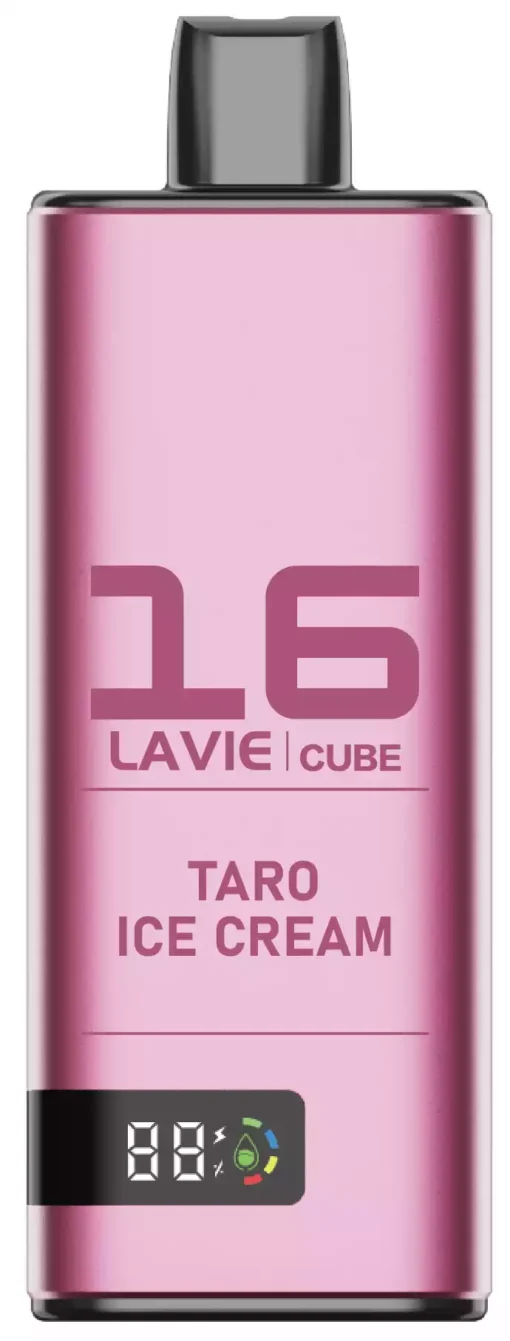 Wholesale High Quality LAVIE Cube 20000 Puffs Disposable Vape Featuring Dual Mesh Coil and Type C Charger