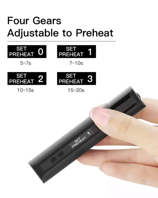 Wholesale Pluscig S10 HNB Device Featuring Adjustable Preheating and Built In Cleaning Mode