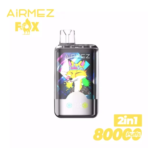 High Quality Airmez FOX 2IN1 80000 Puffs Vape with Refined Nicotine Delivery and Mesh Coil