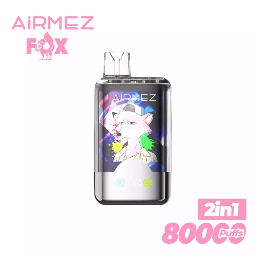 High Quality Airmez FOX 2IN1 80000 Puffs Vape with Refined Nicotine Delivery and Mesh Coil