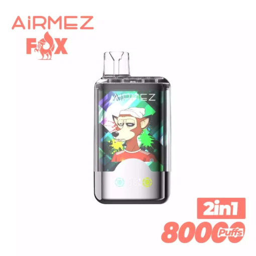 High Quality Airmez FOX 2IN1 80000 Puffs Vape with Refined Nicotine Delivery and Mesh Coil